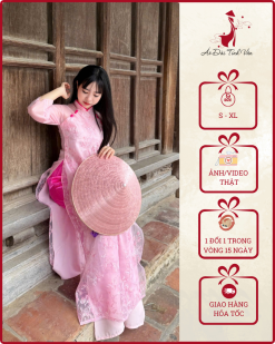 Áo Dài Hồng Yến – Duyên Dáng Và Thanh Tao Như Cánh Yến Hồng