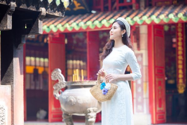 mẫu áo dài cưới
